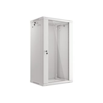 LANBERG 19" RACKOVÁ SKŘÍŇ PRO MONTÁŽ NA STĚNU 22U/600X450 (FLAT PACK) ŠEDÁ V2
