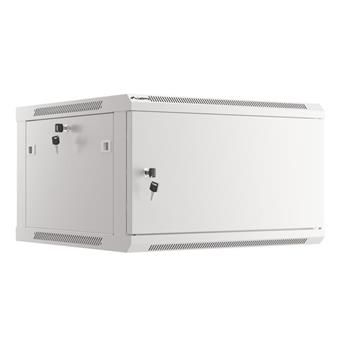 LANBERG RACKOVÁ SKŘÍŇ 19" PRO MONTÁŽ NA STĚNU 6U/600X600 PRO VLASTNÍ MONTÁŽ S KOVOVÝMI DVEŘMI ŠEDÁ