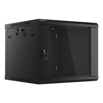 LANBERG RACKOVÁ SKŘÍŇ 19" PRO MONTÁŽ NA STĚNU 9U/600X600 (FLAT PACK) V2 ČERNÁ