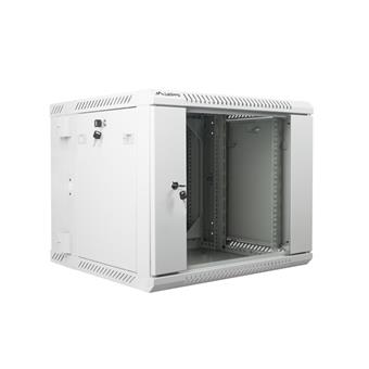 LANBERG RACKOVÁ SKŘÍŇ 19" DVOUDÍLNÁ NÁSTĚNNÁ 9U/600X600 (FLAT PACK) ŠEDÁ