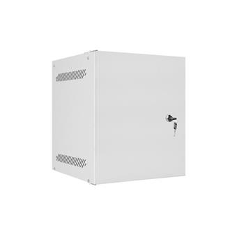 LANBERG RACKOVÁ SKŘÍŇ 10" PRO MONTÁŽ NA STĚNU 6U/280X310 PRO VLASTNÍ MONTÁŽ S KOVOVÝMI DVEŘMI ŠEDÁ