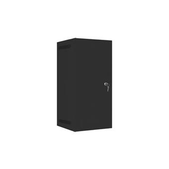 LANBERG RACKOVÁ SKŘÍŇ 10" NÁSTĚNNÁ 12U/280X310 PRO VLASTNÍ MONTÁŽ S KOVOVÝMI DVEŘMI ČERNÁ-FLAT PACK