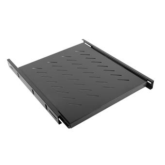 LANBERG 19" POSUVNÁ POLICE 1U/463X550MM MAX. NOSNOST DO 60 KG ČERNÁ