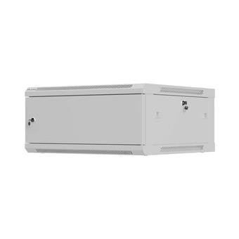 LANBERG NÁSTĚNNÁ INSTALAČNÍ SKŘÍŇ 19" 4U 600X600 ŠEDÁ KOVOVÁ DVÍŘKA (PLOCHÉ BALENÍ)