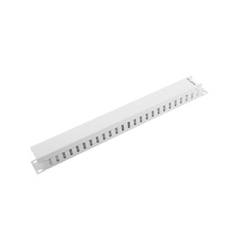 19" PANEL PRE SPRÁVU KÁBLOV TYP A 1U ŠEDÝ LANBERG