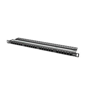 PATCH PANEL 24 PORTOV 0,5U 19?? CAT.5E UTP ČIERNY LA