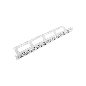 PATCH PANEL 24 PORTOV 1U STRIEDAVÝ S ORGANIZÉROM PR