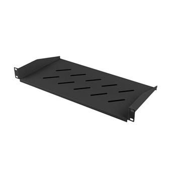POLICE PRO 19" SKŘÍNĚ 350/450/600/800/1000MM ČERNÁ LANBERG (1U/483X220MM NOSNOST DO 25KG)