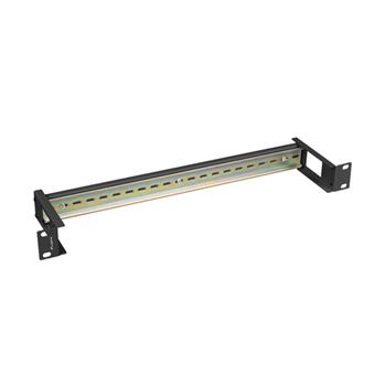 MONTÁŽNA LIŠTA DIN TS-35 19" 1U ČIERNA LANBERG