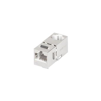 PRŮCHODOVÝ KONEKTOR KEYSTONE RJ45->RJ45 CAT.6 FTP 90 LANBERG
