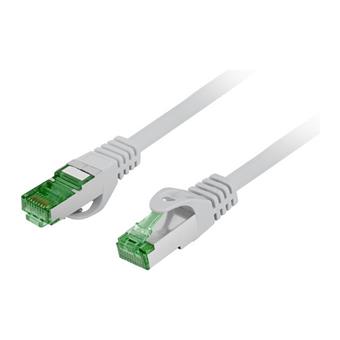 PATCHCORD CAT.7 S/FTP LSZH CU 0.25M ŠEDÝ FLUKE PAS