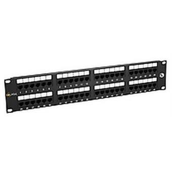 19" Patch panel Solarix 48 x RJ45 CAT5E UTP černý