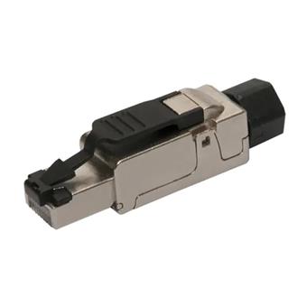 Konektor MPTL RJ45 CAT6A STP samorezný SXRJ45-6A-STP-BK-SA-N