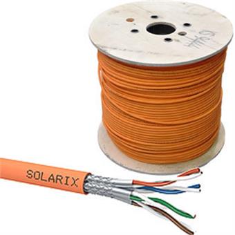 Instalační kabel Solarix CAT7A SSTP LSOHFR B2ca s1 d1 a1 1200 MHz 500m/cívka