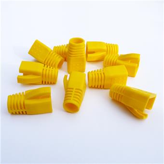 DATACOM krytka pro RJ45 (CAT6A,CAT7) žlutý (10ks)
