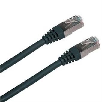 Patchkábel S/FTP, Cat6, 2xRJ45, 3m čierny
