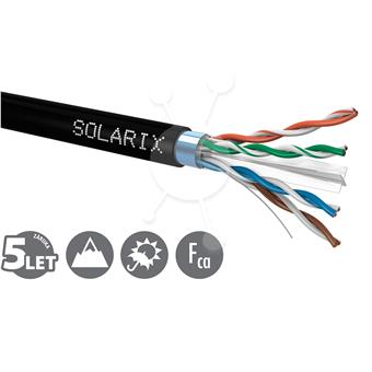 Instalační kabel Solarix CAT6 FTP PE Fca venkovní 500m/cívka SXKD-6-FTP-PE