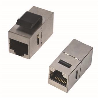 DATACOM Spojka panel STP 2 x RJ45 (8p8c) Cat5e,přímá,plast