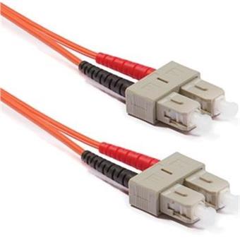 Optický patchkábel duplex SC-SC, 50/125 um MM, 15 m, OM2