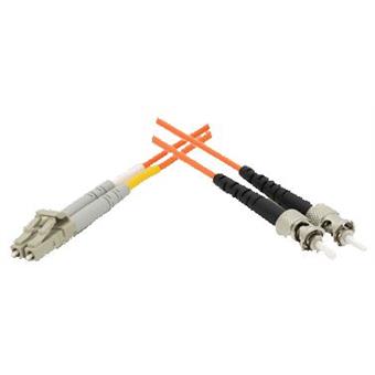 Optický patchkábel duplex LC-ST, 50/125um MM, 30m, OM2