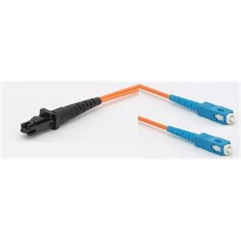 Optický patchkábel duplex MTRJ-SC 50/125 um MM, 10m, OM2