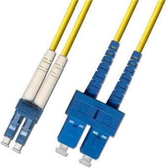 Optický patchkábel duplex, LC/UPC-SC/UPC 09/125 50m G657A, OS2