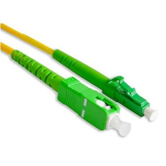 Patchcord FO SIMPLEX LC-SC/APC  9/125um SM, 0,25m