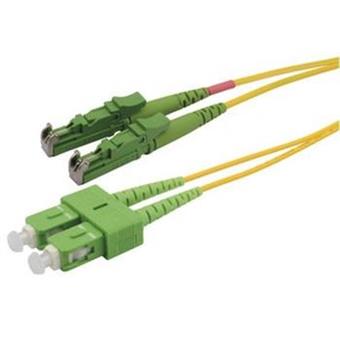 Patchcord FO Duplex E2000/APC-SC/APC 9/125um 1m