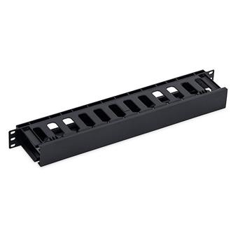 19' vyvazovací panel 1U plastový RAL9005