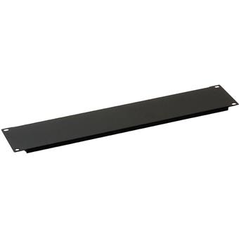 19" záslepka 5U plastový zámek RAL9005 černá