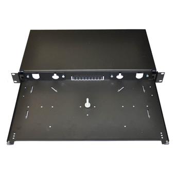 19" Optická vana  12xSC simplex černá aretace plastovým klipem