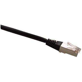 Patch cord FTP cat5e 0,25M černý