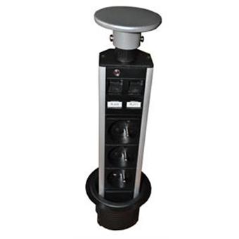 Zásuvkový sys. 2300-180 telescop 3x220V RJ45+RJ11