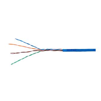 Kabel U/UTP Cat5e AWG24 PVC Eca modrý 305m