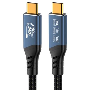 USB4™ Ver2.0 80Gbps 16K@60Hz 240W Thunderbolt,1 m