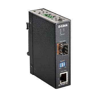 D-Link DIS-M100G-SW 10/100/1000 Mbps to SFP Industrial Media Converter