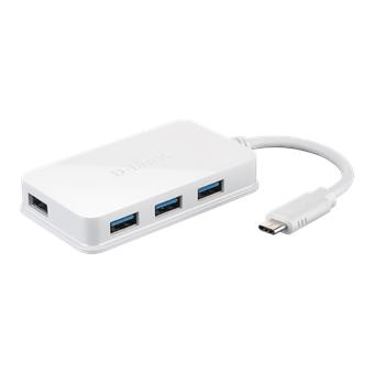 D-Link DUB-H410 USB-C to 4-Port USB 3.0 Hub