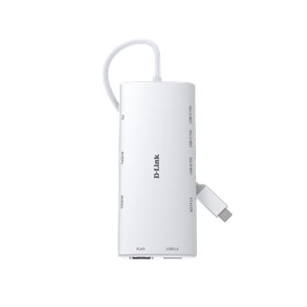 D-Link 10-in-1 USB-C Hub with HDMI x2 / USB-C x2, USB A x2 / Ethernet/Card Reader/Power Delivery