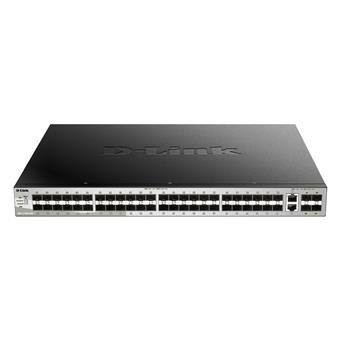 D-Link DGS-3130-54S L3 Stackable Managed switch, 48x SFP, 2x 10G RJ-45, 4x 10G SFP+
