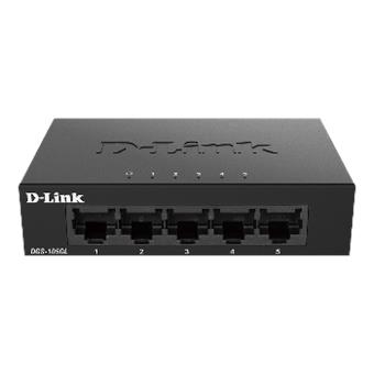 D-Link DGS-105GL Kovový 5-portový Gigabit stolný switch