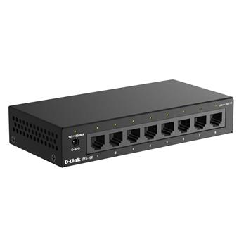 D-Link DES-108/V/E kovový 8-port 10/100 switch