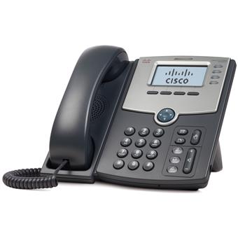 Cisco 4 Line IP tel., Display,PoE,PC Port, SPA504G