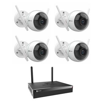 EZVIZ 4 Channels Wireless Security Kit, X5S + 4x C3WN