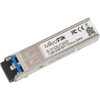 MikroTik SFP modul S-31DLC20D, SM, 20km, 1.25G, 2x LC