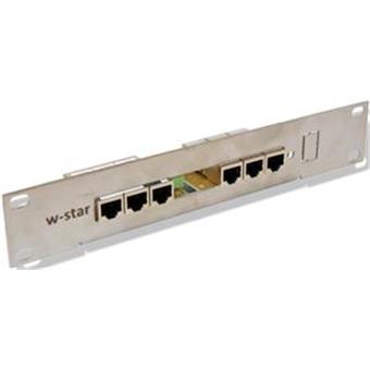 W-Star Police pro montáž 1ks power panelu 8 port nebo 2ks 3 port do 10" rack, WSDR10PWP8