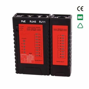 W-Star Tester WSNF468PT, tester UTP kabelů na POE, 802.3at, test POE