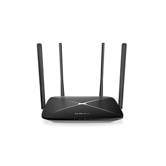 Mercusys AC12G 1200Mbps dual band gigabit router, 4xRJ45, 4xhigh gain anténa
