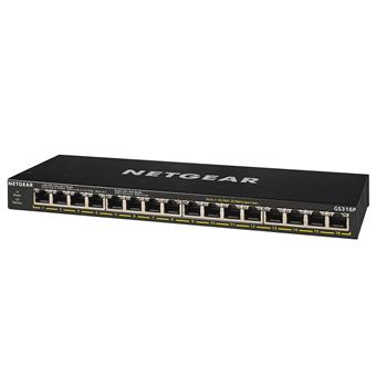 NETGEAR 16PT GE UNMANAGED SWCH W/POE/POE+