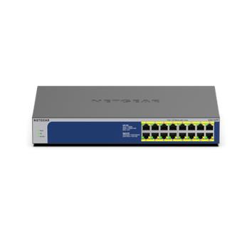 NETGEAR 16PT GIGE UNMNGED SWTCH W/ POE+