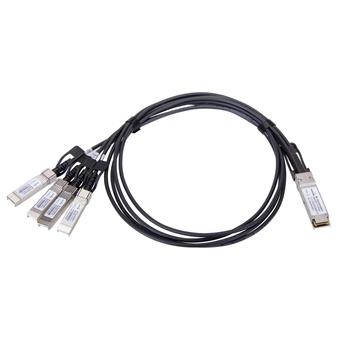 MaxLink 40G DAC kábel, QSFP+ na 4xSFP+, 1m